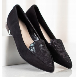 Goodin Escarpins à la mode à Spitz noir 2