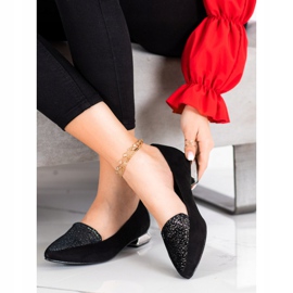 Goodin Escarpins à pointes à la mode noir 2