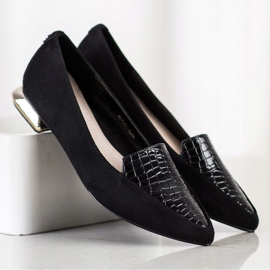 Goodin Escarpins à la mode à Spitz noir 2