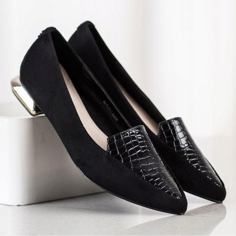 Goodin Escarpins à la mode à Spitz noir 2