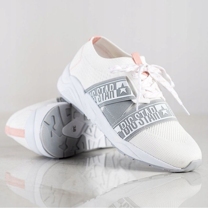 Baskets pour femmes Big Star HH274355 blanche 1 Baskets pour femmes Big Star HH274355 blanche 1