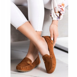 Fama Espadrilles En Daim Avec Ornement brun 3