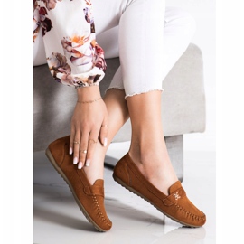 Fama Espadrilles En Daim Avec Ornement brun 1