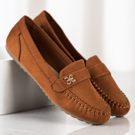 Fama Espadrilles En Daim Avec Ornement brun 2