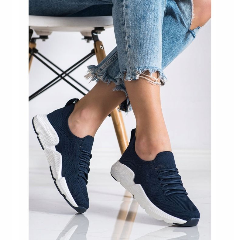 Baskets pour femmes Big Star DD274581 bleu marine 2