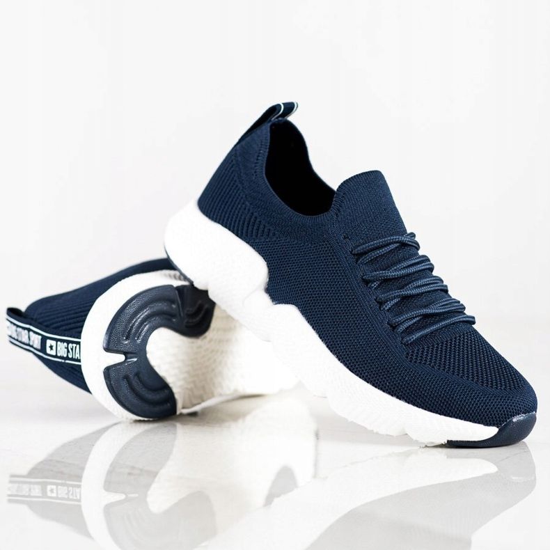 Baskets pour femmes Big Star DD274581 bleu marin 1