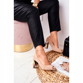 Escarpins Femme Sergio Leone Suède Beige PB135 Be Mine! 1