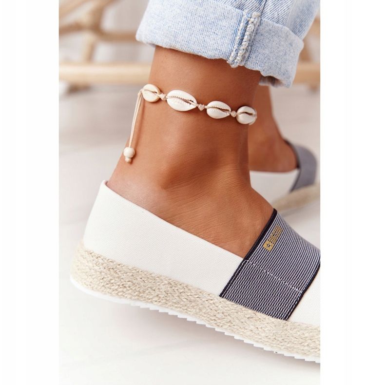 Espadrilles Sur Semelle Tressée Big Star HH274480 Blanc 1