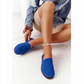 Espadrilles Big Star DD274A136 Bleu Marine Sur Semelle Tressée 1