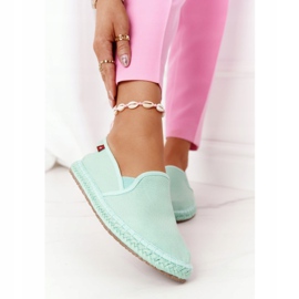 Espadrilles Vertes Sur La Semelle Tressée Big Star DD274A141 1