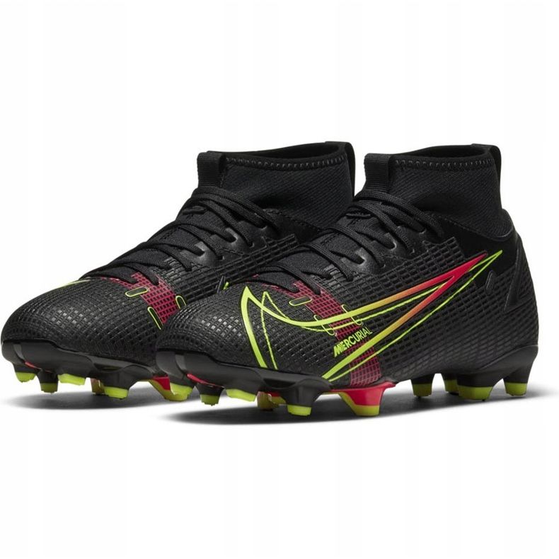 Nike Mercurial Superfly 8 Academy Mg Jr CV1127 090 chaussures de football le noir 2