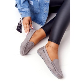 PH1 Mocassins Femme En Daim Gris Saint-Marin 2