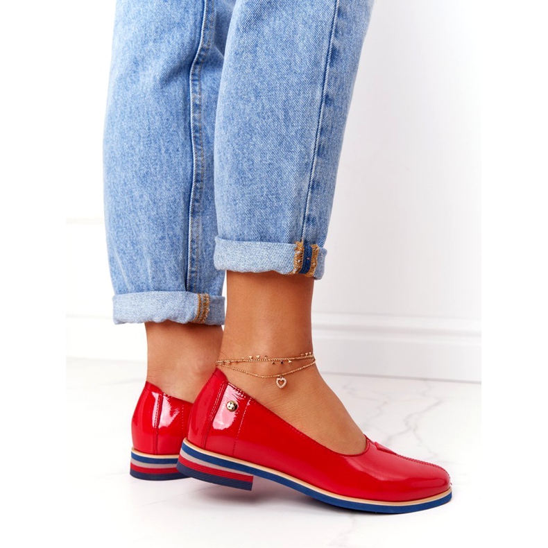 Chaussures Cuir Laqué Maciejka 05035-08 Rouge 2