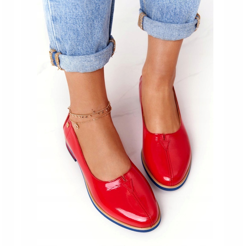 Chaussures Cuir Laqué Maciejka 05035-08 Rouge 4
