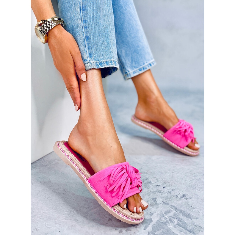 Chaussons femme Fuchsia CK159 Fushia rose 2 Chaussons femme Fuchsia CK159 Fushia rose 2