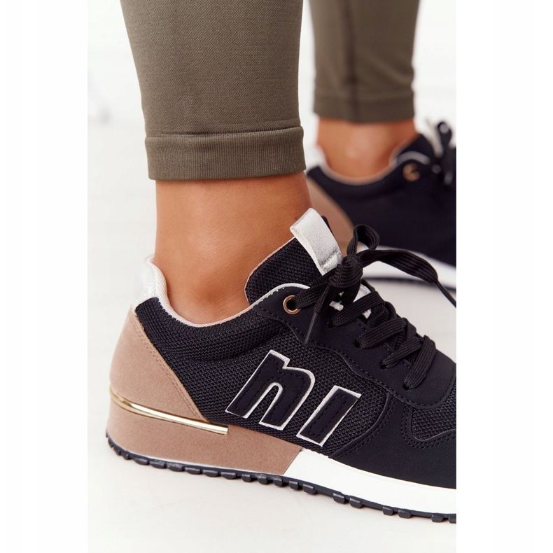 Chaussures de sport femme Baskets Noir Maddie brun le noir 1