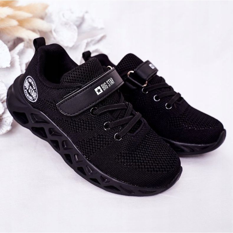 Chaussures de sport pour enfants Sneakers Big Star HH374184 Noir 2