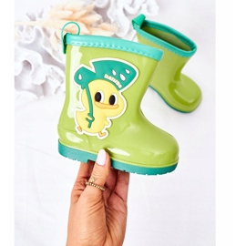 Galoches de canard vert pour enfants 2