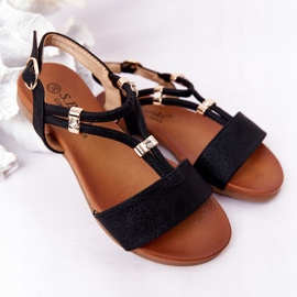 S.Barski Sandales Enfant S. Bararski Comfort Noir 1
