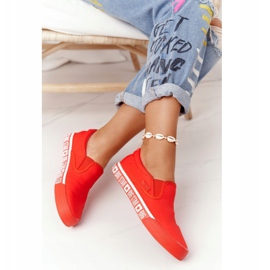 Baskets Femme Slip-on Big Star HH274010 Rouge 2