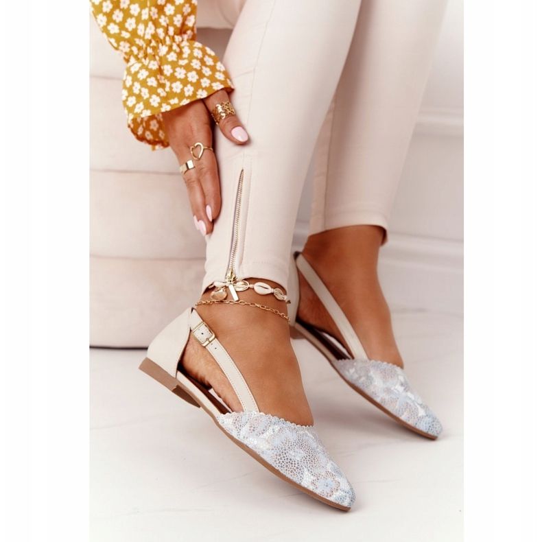 Cuir Maciejka 4972A-04 Ballerines beiges 2