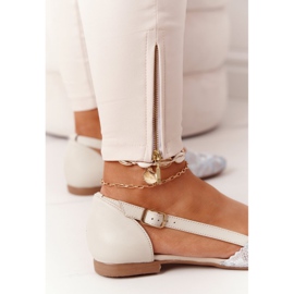 Cuir Maciejka 4972A-04 Ballerines beiges 1