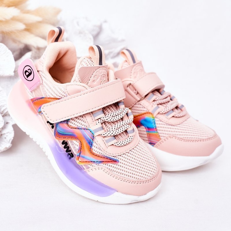 Apawwa Chaussures de sport pour enfants Baskets Rose Jump Jump 2 Apawwa Chaussures de sport pour enfants Baskets Rose Jump Jump 2