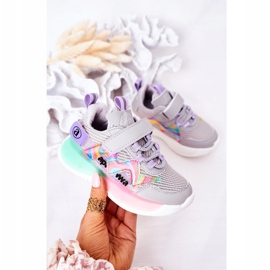 Apawwa Chaussures de sport pour enfants Baskets Gris Jump Jump multicolore 2