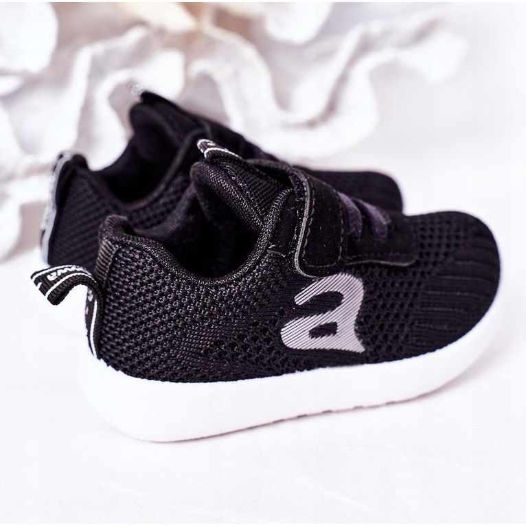 Apawwa Chaussures de sport noires pour enfants Little Sportsman 1