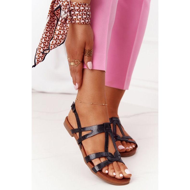 S.Barski Sandales élégantes S. Barski 541-A1 Noir le noir 1