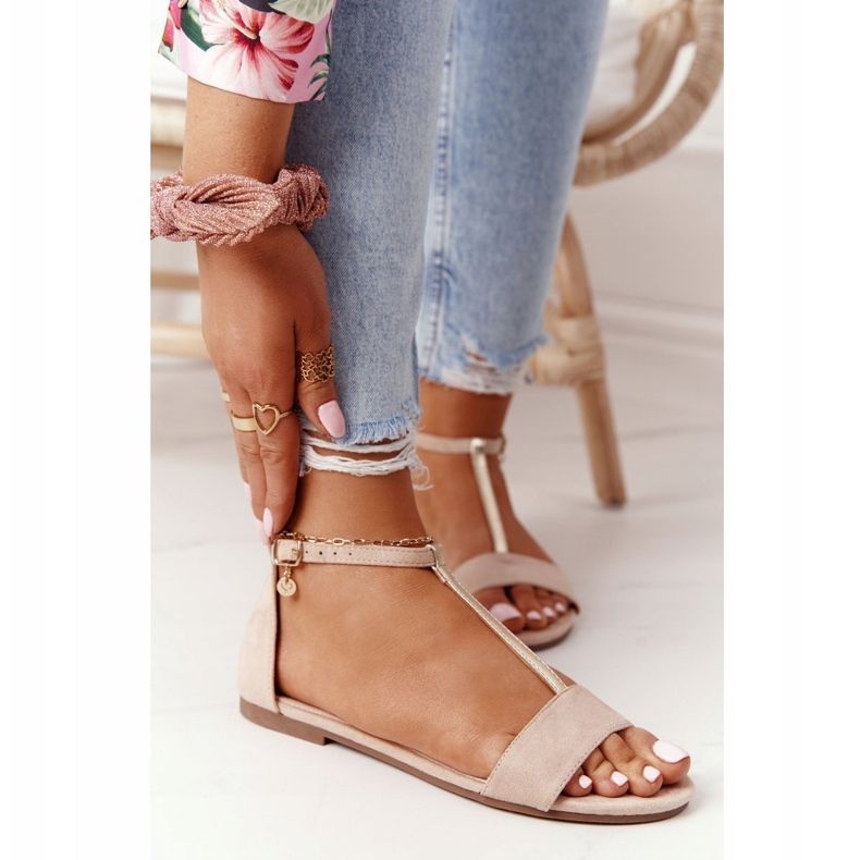 S.Barski Sandales élégantes en daim S. Bararski 541-7 Beige 2 S.Barski Sandales élégantes en daim S. Bararski 541-7 Beige 2