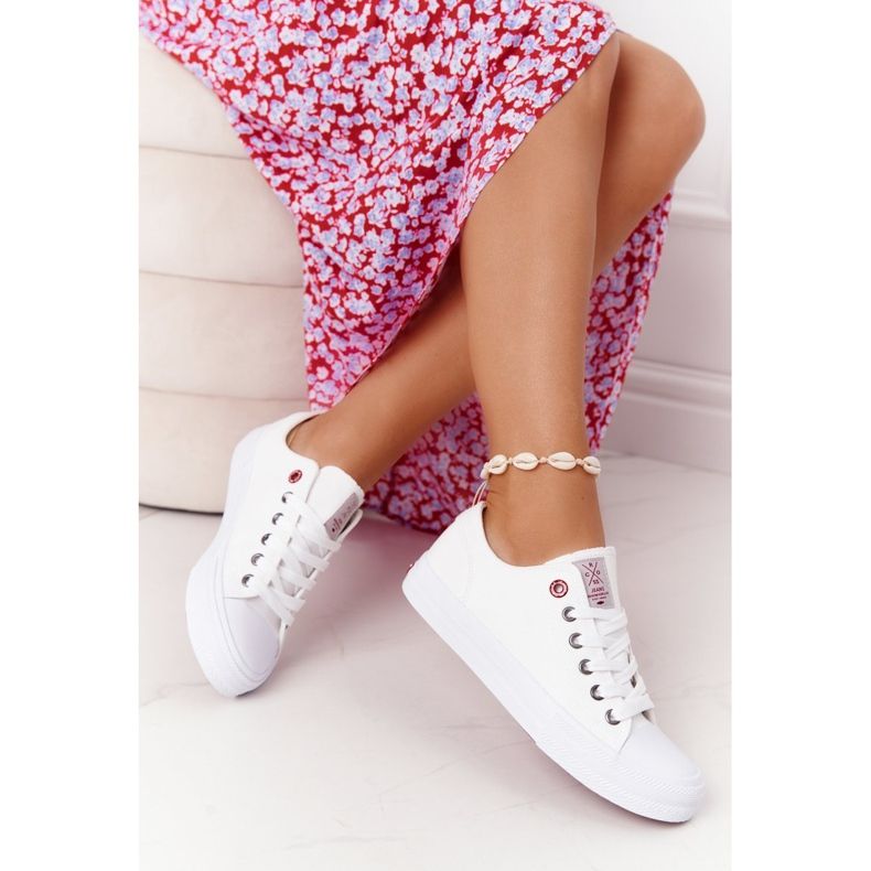 Baskets Femme Cross Jeans HH2R4017C Blanc blanche 2 Baskets Femme Cross Jeans HH2R4017C Blanc blanche 2