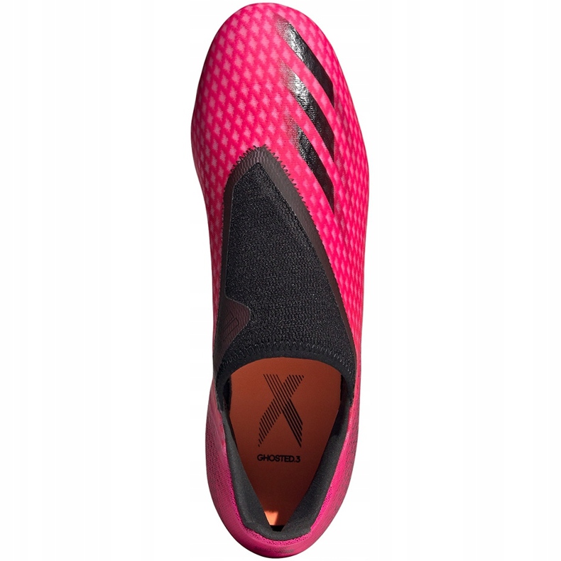 Chaussures de foot Adidas X Ghosted.3 Ll Fg FW6968 rose rose 1