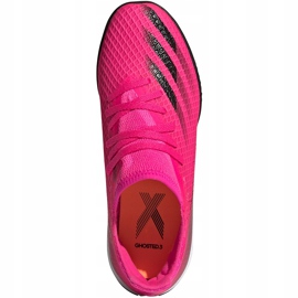 Chaussures de foot Adidas X Ghosted.3 Tf Jr FW6927 rose rose 1