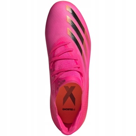 Chaussures de foot Adidas X Ghosted.1 Fg Jr FW6956 rose 1 Chaussures de foot Adidas X Ghosted.1 Fg Jr FW6956 rose 1