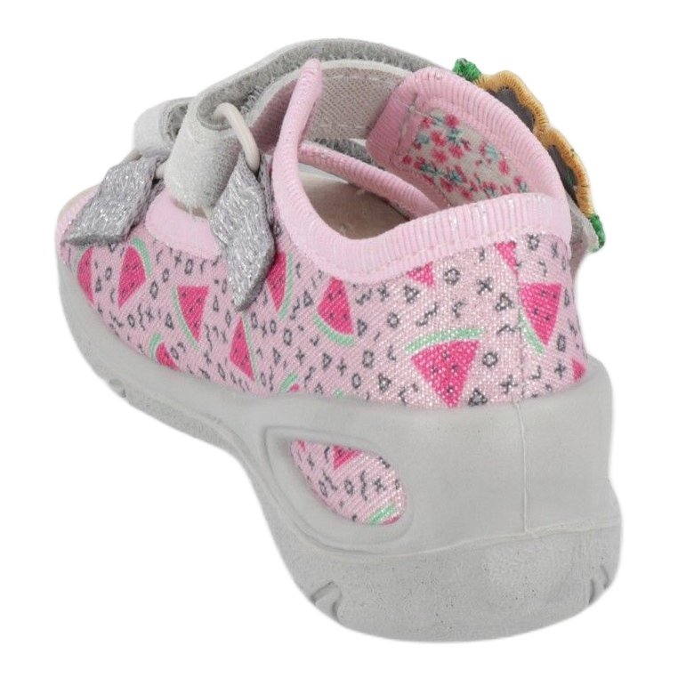 Sandales préventives pour enfants Befado 065X152 rose argent 1