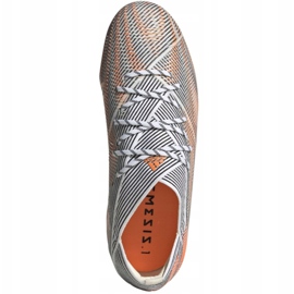 Chaussures de football Adidas Nemeziz.1 Fg Jr FW7357 bleu marine, multicolore gris 2