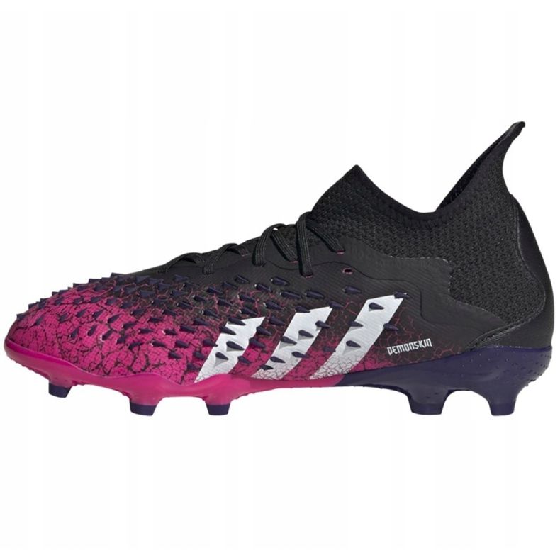 Chaussures de foot Adidas Predator Freak.1 Fg Jr FW7528 multicolore noir 1
