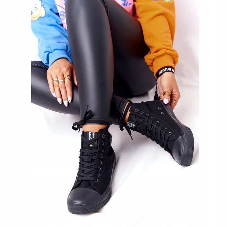 Baskets Montantes Big Star FF274A170 Noir le noir 3 Baskets Montantes Big Star FF274A170 Noir le noir 3