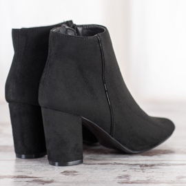 Goodin Bottes élégantes en Spitz le noir 1