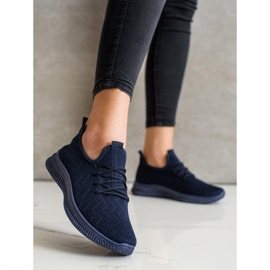 SHELOVET Chaussures de sport ajourées bleu marine bleu 2