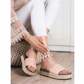 SHELOVET Pantoufles Sur La Plateforme rose 2 SHELOVET Pantoufles Sur La Plateforme rose 2