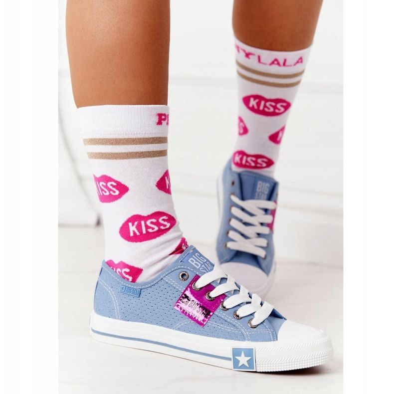 Baskets Ajourées Femme Big Star FF274037 Bleu 2