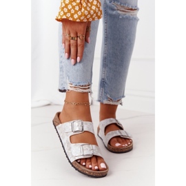 Chaussons Femme Avec Boucles Argent Vivio 1 Chaussons Femme Avec Boucles Argent Vivio 1