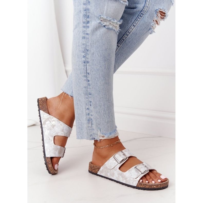 Chaussons Femme Avec Boucles Argent Vivio 2 Chaussons Femme Avec Boucles Argent Vivio 2