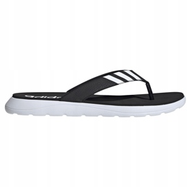 Pantoufles Adidas Comfort Flip Flop noires pour hommes EG2069 blanche le noir 2 Pantoufles Adidas Comfort Flip Flop noires pour hommes EG2069 blanche le noir 2