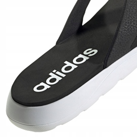 Pantoufles Adidas Comfort Flip Flop noires pour hommes EG2069 blanc 3