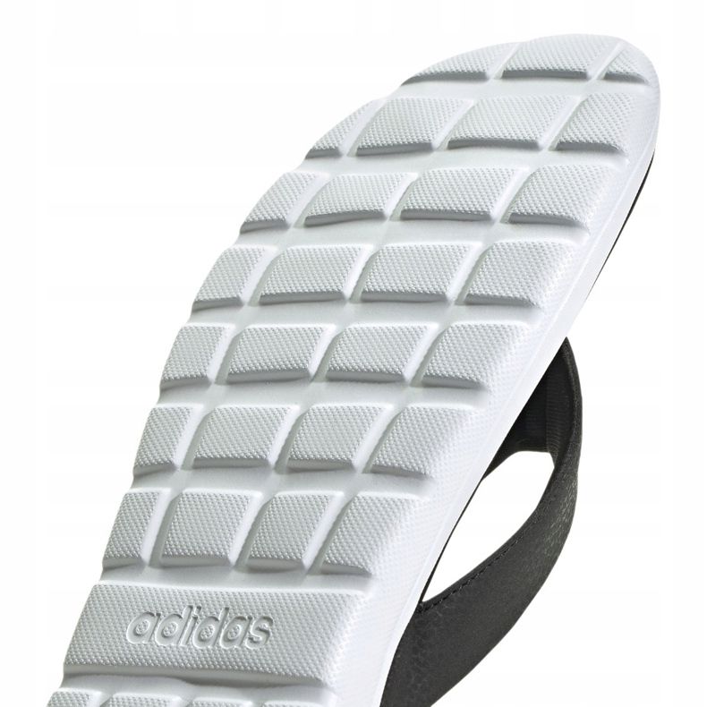 Pantoufles Adidas Comfort Flip Flop noires pour hommes EG2069 blanc 4