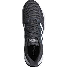 Chaussures pour hommes Adidas Runfalcon F36200 grises blanc 1