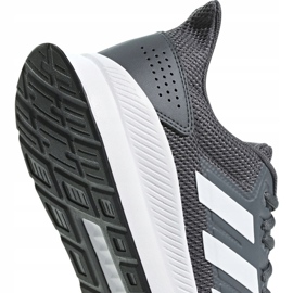 Chaussures pour hommes Adidas Runfalcon F36200 grises blanc 3